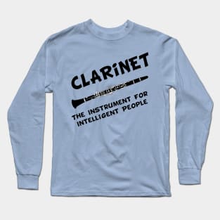 Intelligent Clarinet Long Sleeve T-Shirt